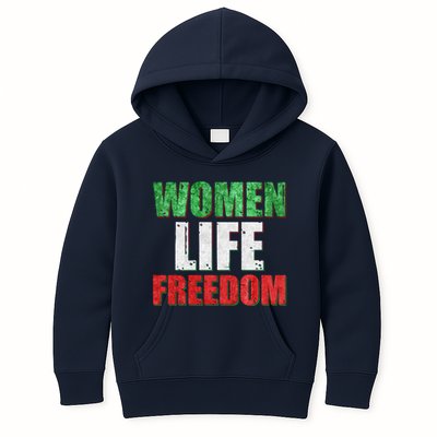 Women Life Freedom Mahsa Amini Rise With The Women Of Iran Kids Hoodie