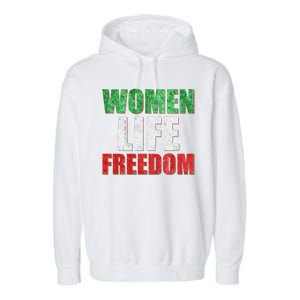 Women Life Freedom Mahsa Amini Rise With The Women Of Iran Garment-Dyed Fleece Hoodie