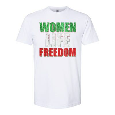 Women Life Freedom Mahsa Amini Rise With The Women Of Iran Softstyle® CVC T-Shirt