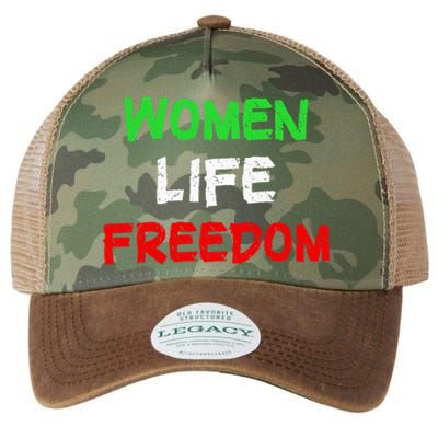 Women Life Freedom Vintage Design Legacy Tie Dye Trucker Hat