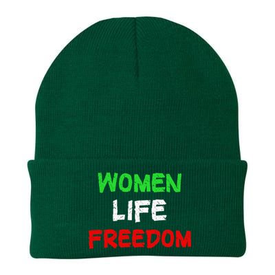 Women Life Freedom Vintage Design Knit Cap Winter Beanie