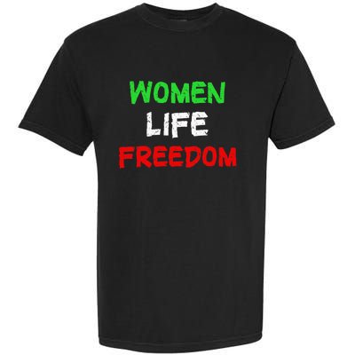 Women Life Freedom Vintage Design Garment-Dyed Heavyweight T-Shirt