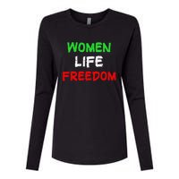 Women Life Freedom Vintage Design Womens Cotton Relaxed Long Sleeve T-Shirt