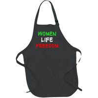 Women Life Freedom Vintage Design Full-Length Apron With Pockets