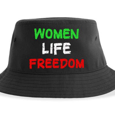 Women Life Freedom Vintage Design Sustainable Bucket Hat