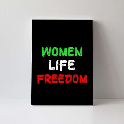 Women Life Freedom Vintage Design Canvas