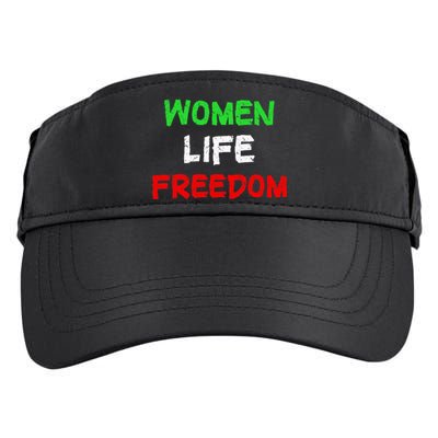 Women Life Freedom Vintage Design Adult Drive Performance Visor