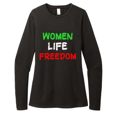 Women Life Freedom Vintage Design Womens CVC Long Sleeve Shirt