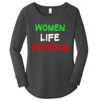 Women Life Freedom Vintage Design Women's Perfect Tri Tunic Long Sleeve Shirt