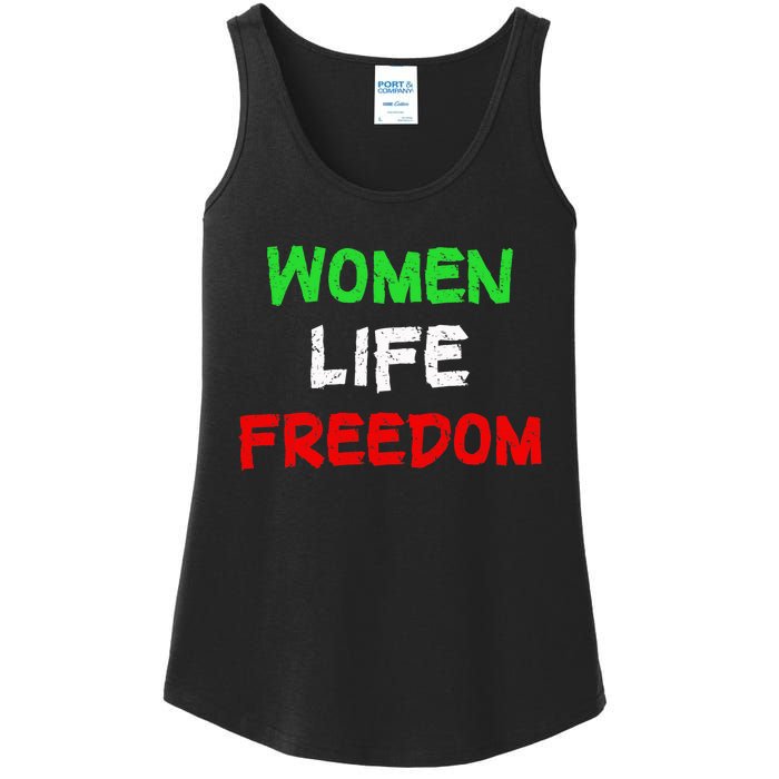 Women Life Freedom Vintage Design Ladies Essential Tank