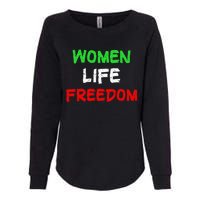 Women Life Freedom Vintage Design Womens California Wash Sweatshirt