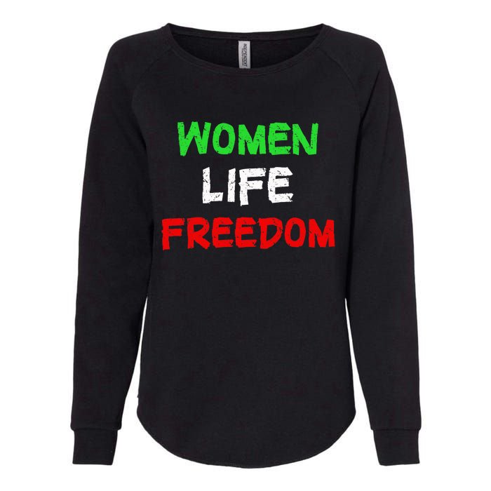 Women Life Freedom Vintage Design Womens California Wash Sweatshirt