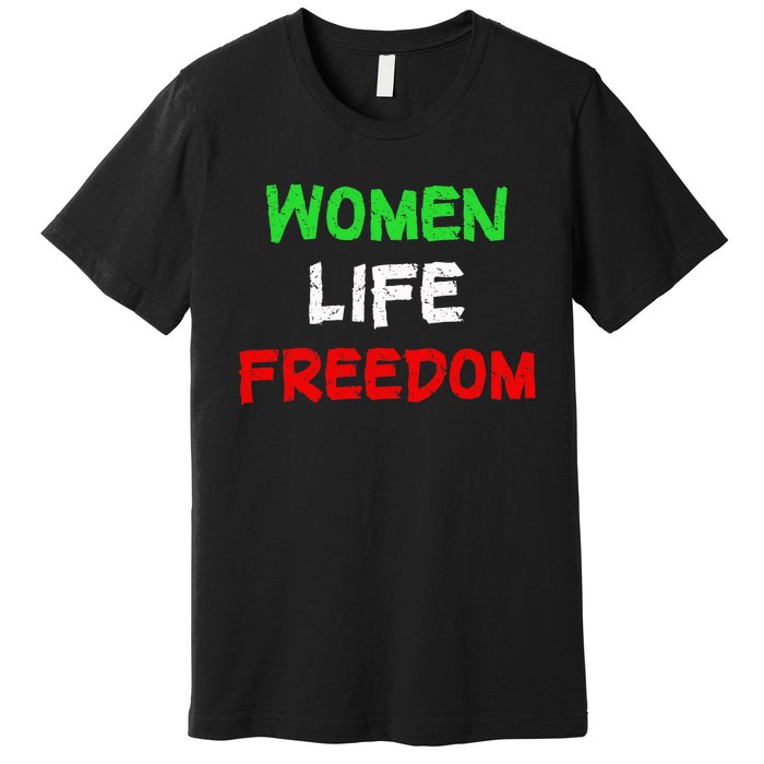 Women Life Freedom Vintage Design Premium T-Shirt