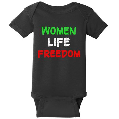 Women Life Freedom Vintage Design Baby Bodysuit