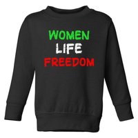 Women Life Freedom Vintage Design Toddler Sweatshirt