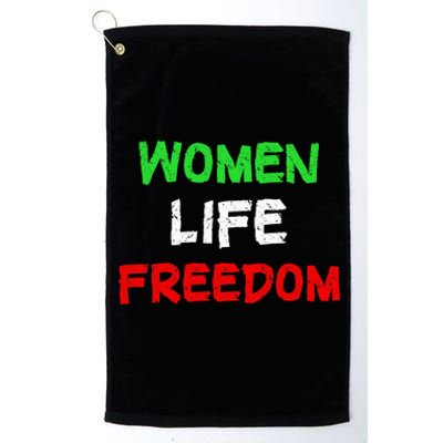 Women Life Freedom Vintage Design Platinum Collection Golf Towel