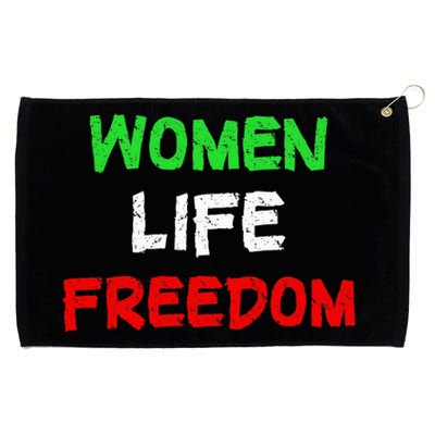 Women Life Freedom Vintage Design Grommeted Golf Towel