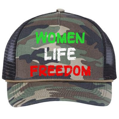 Women Life Freedom Vintage Design Retro Rope Trucker Hat Cap