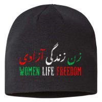 Women Life Freedom Free Iran Zan Zendegi Azadi Vintage Sustainable Beanie