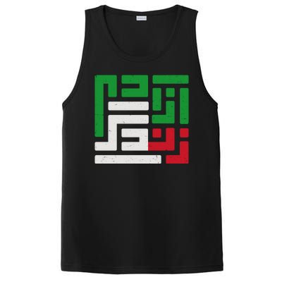 Woman Life Freedom Rise With The Women Of Iran Symbol Mahsa Amini PosiCharge Competitor Tank