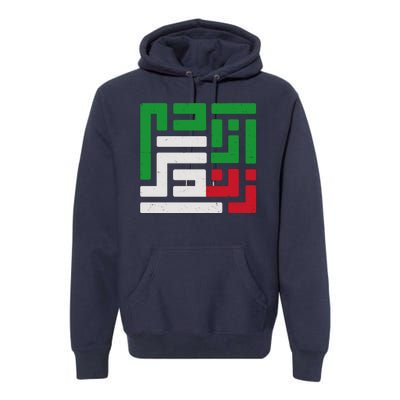 Woman Life Freedom Rise With The Women Of Iran Symbol Mahsa Amini Premium Hoodie