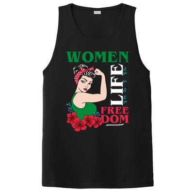 Wo Life Freedom Gift Cute Iranian Gift PosiCharge Competitor Tank