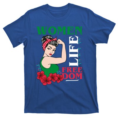 Wo Life Freedom Gift Cute Iranian Gift T-Shirt