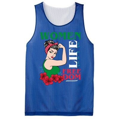 Wo Life Freedom Gift Cute Iranian Gift Mesh Reversible Basketball Jersey Tank