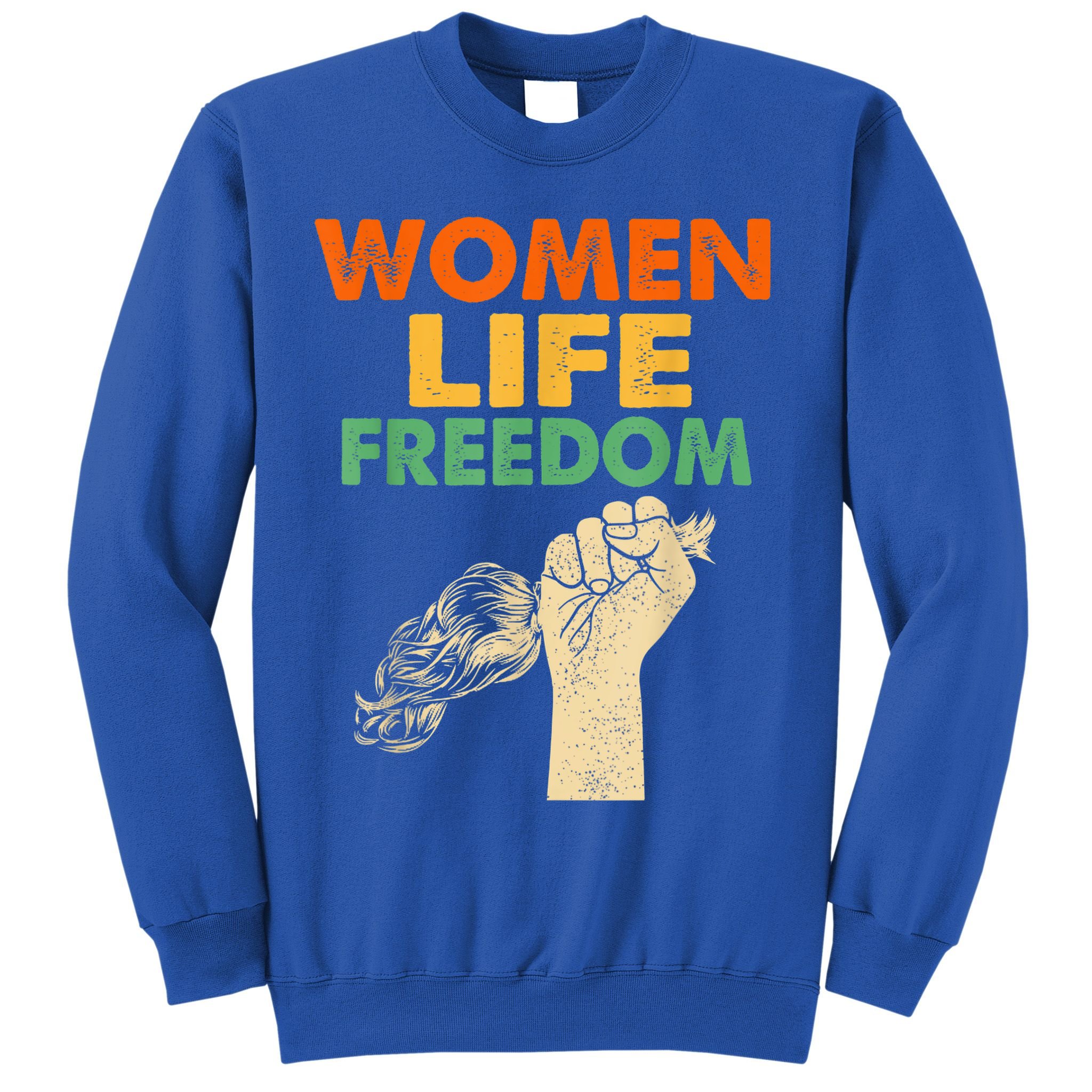 Women Life Freedom Iran Feminist Vintage Sweatshirt
