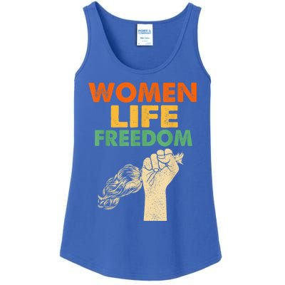 Women Life Freedom Iran Feminist Vintage Ladies Essential Tank