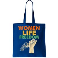 Women Life Freedom Iran Feminist Vintage Tote Bag