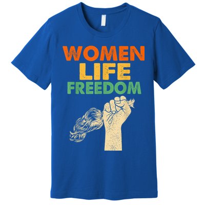 Women Life Freedom Iran Feminist Vintage Premium T-Shirt