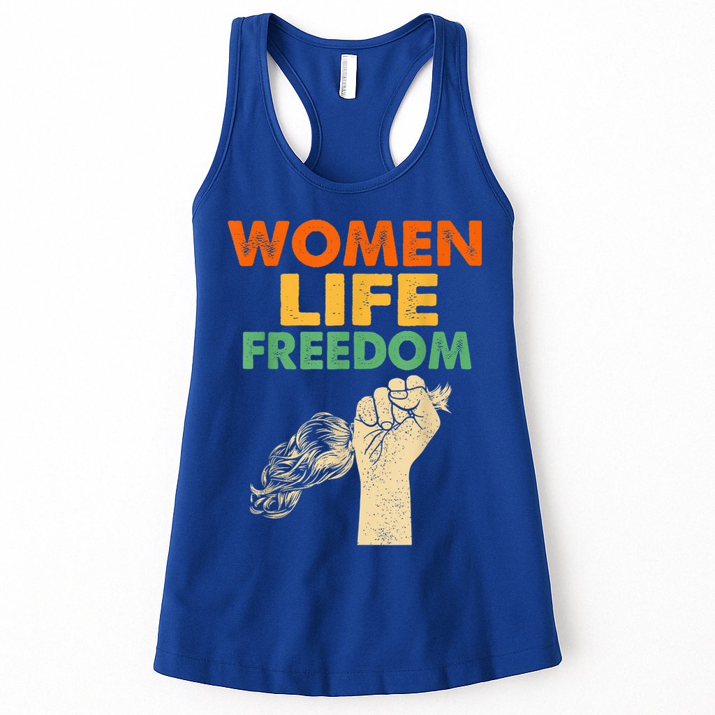 Women Life Freedom Iran Feminist Vintage Womens Tank Top