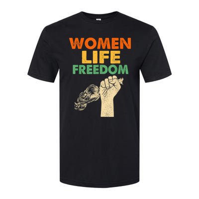 Women Life Freedom Iran Feminist Vintage Softstyle CVC T-Shirt