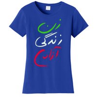 Wo Life Freedom Farsi Calligraphy Tee Zan Zendegi Azadi Great Gift Women's T-Shirt