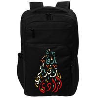 Wo Life Freedom Farsi Calligraphy Zan Zendegi Azadi Flag Gift Impact Tech Backpack