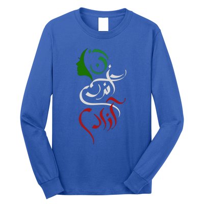 Wo Life Freedom Farsi Gift Zan Zendegi Azadi Gift Long Sleeve Shirt