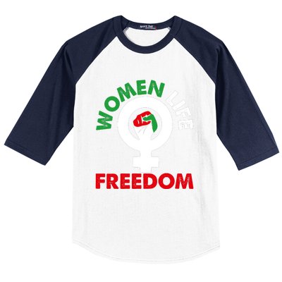 Women Life Freedom IranIran Baseball Sleeve Shirt