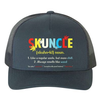 Weed Lover Fun Uncle Weed Smoker Skuncle Marijuana Cannabis Yupoong Adult 5-Panel Trucker Hat