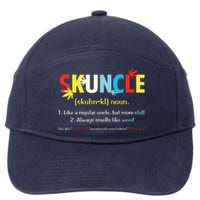 Weed Lover Fun Uncle Weed Smoker Skuncle Marijuana Cannabis 7-Panel Snapback Hat