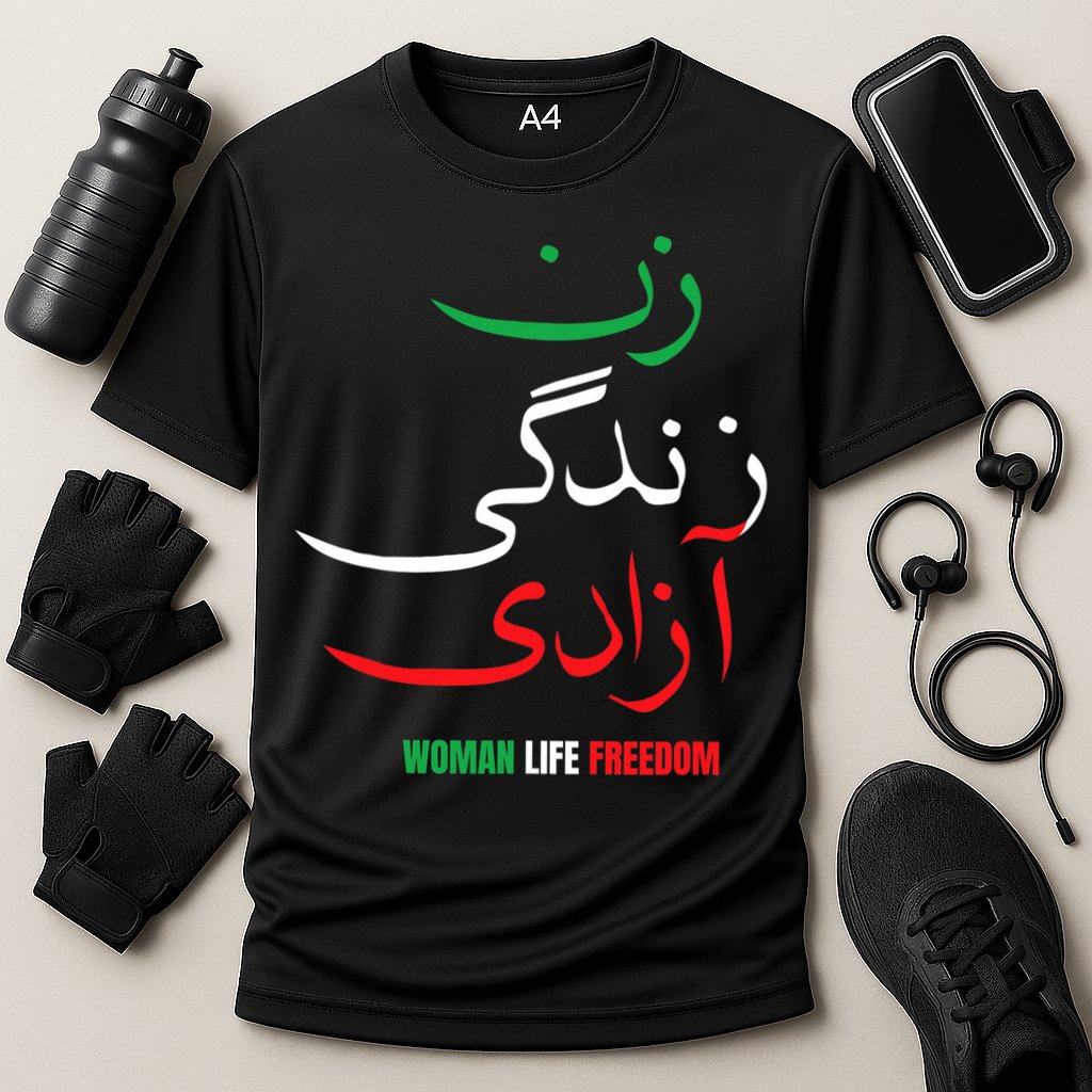 Woman Life Freedom Iran Zan Zendegi Azadi Persian Performance Shirt