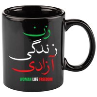 Woman Life Freedom Iran Zan Zendegi Azadi Persian 11oz C Handle Ceramic Mug