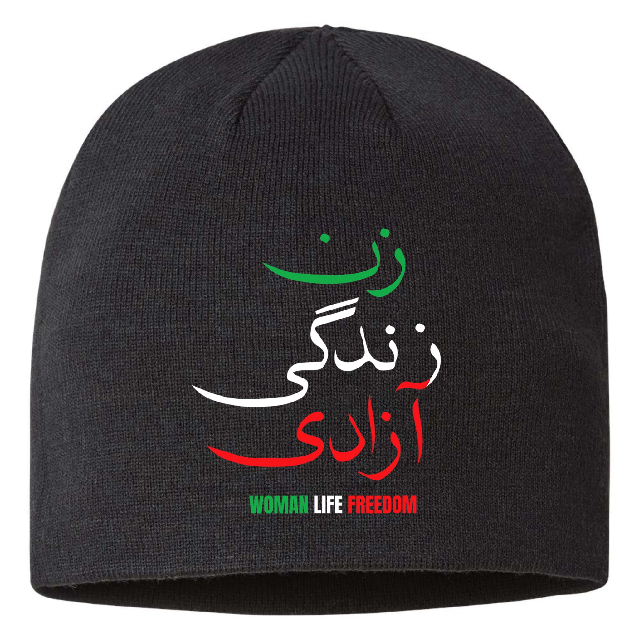 Woman Life Freedom Iran Zan Zendegi Azadi Persian Sustainable Beanie