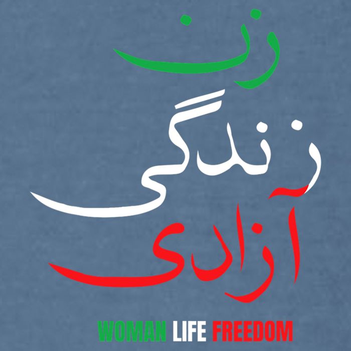 Woman Life Freedom Iran Zan Zendegi Azadi Persian Garment-Dyed Sweatshirt