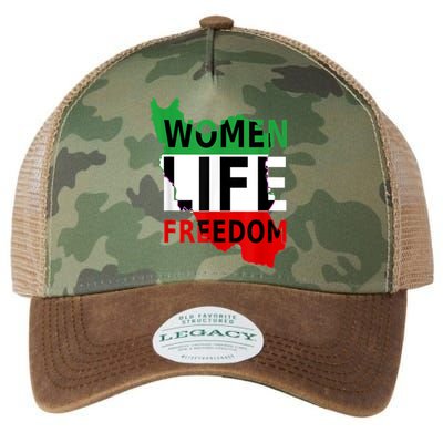 Wo Life Freedom Gift Legacy Tie Dye Trucker Hat