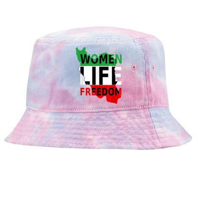 Wo Life Freedom Gift Tie-Dyed Bucket Hat