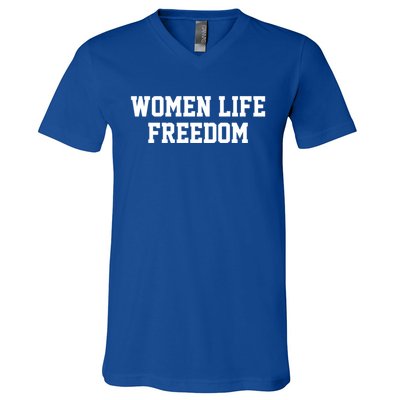 Wo Life Freedom Gift V-Neck T-Shirt