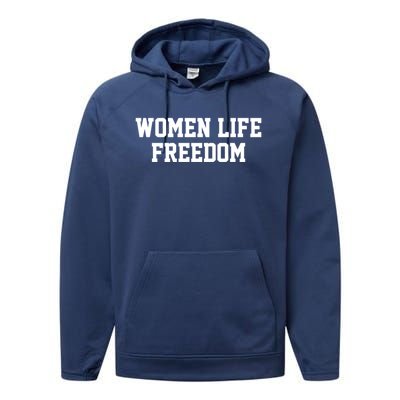 Wo Life Freedom Gift Performance Fleece Hoodie