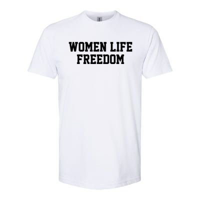 Wo Life Freedom Gift Softstyle CVC T-Shirt