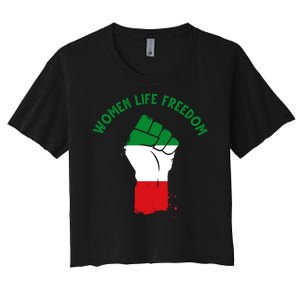 Women Life Freedom Women's Crop Top Tee